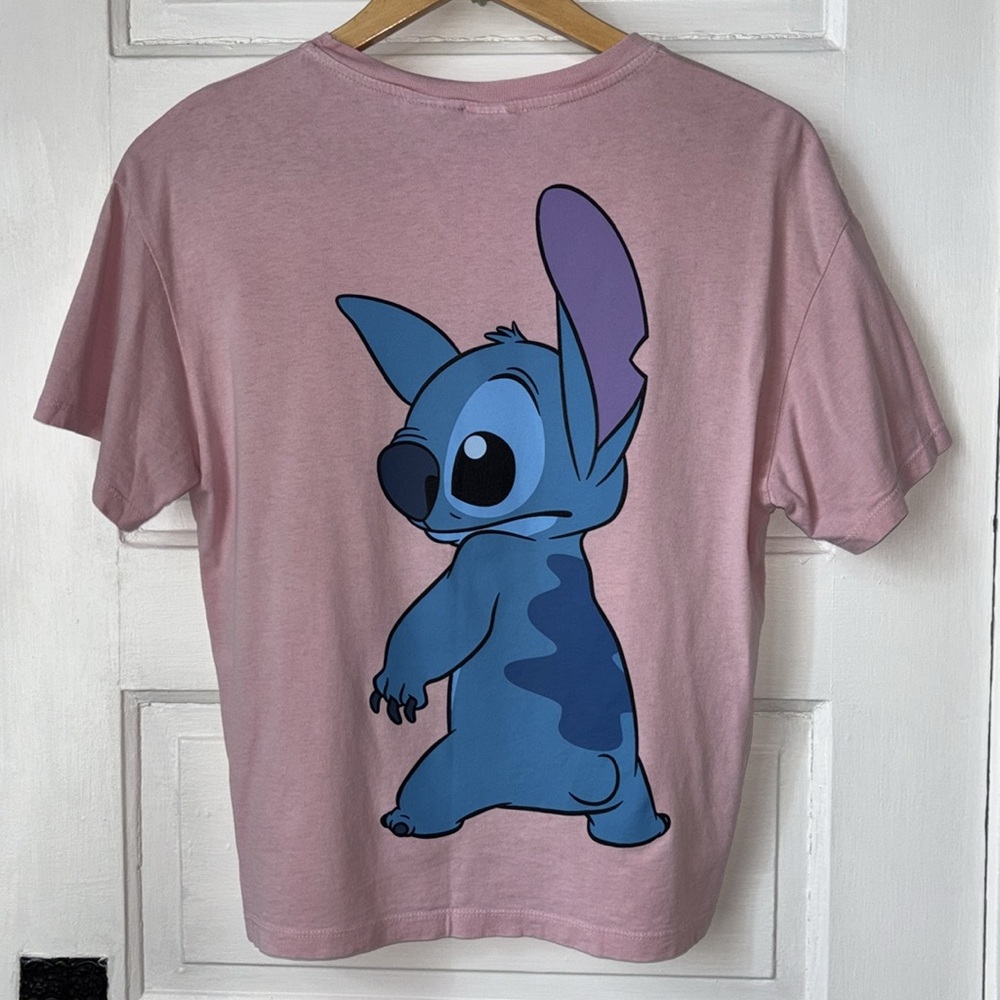 DISNEY X ZARA LILO AND STITCH  GRAPHIC PRINT TEE - Picture 3 of 6
